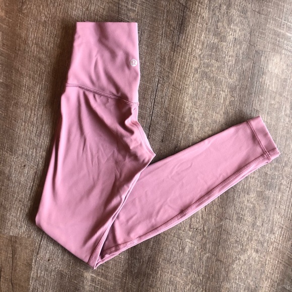 **Rare mauve/pink Lululemon Align leggings - Picture 1 of 3